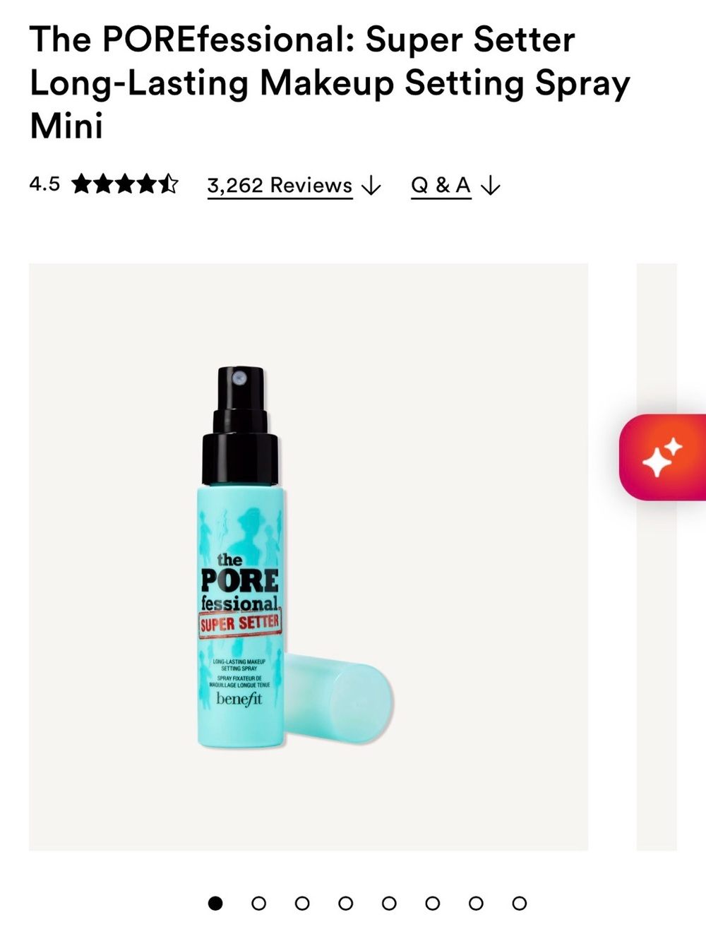 Benefit The POREfessional Super Setter Long-Lasting Makeup Setting  .5